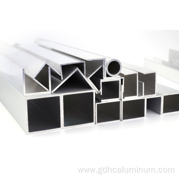 Aluminum standard general profiles square round tube angle